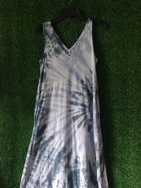 Pact Light Blue V-Neck Cotton Top